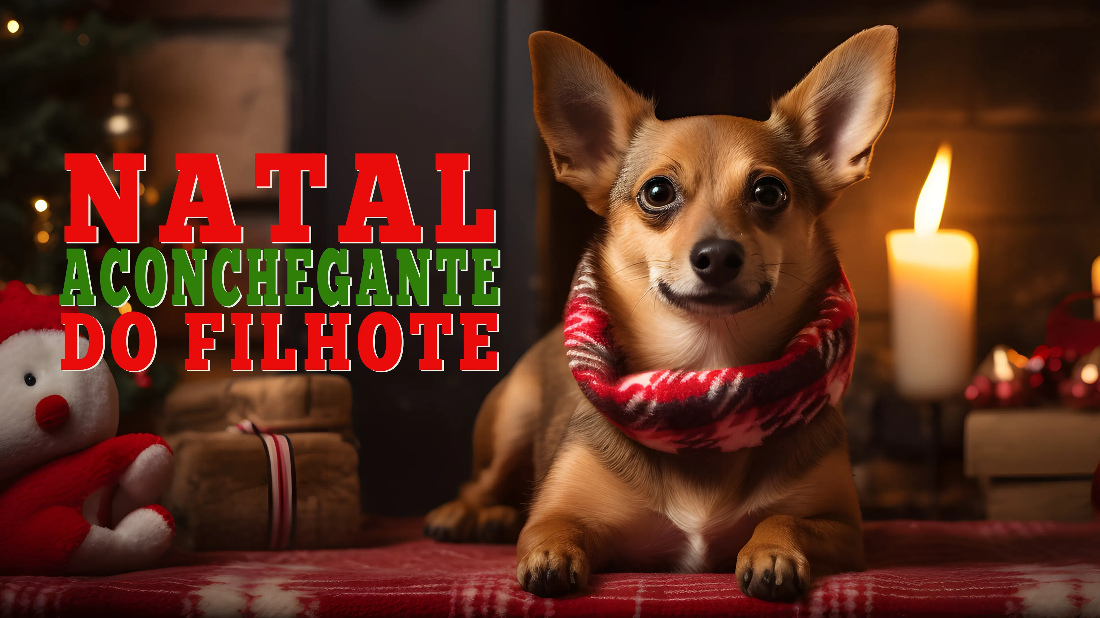 Natal Aconchegante do Filhote poster